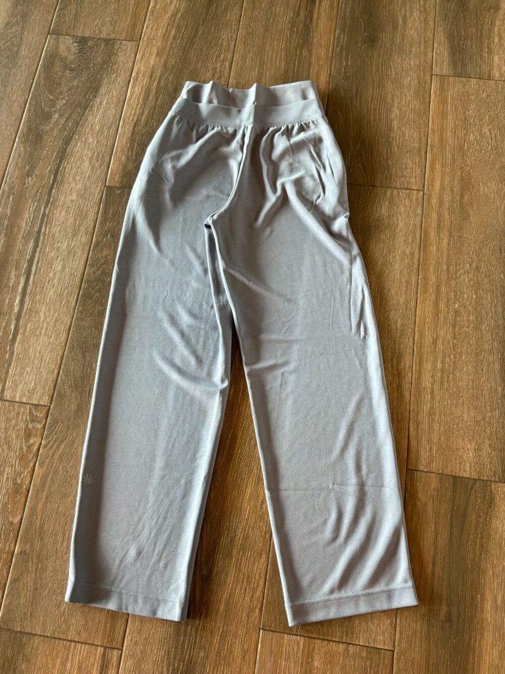 athleta women's wide waistband pockets super soft athleisure pants gray size XS - Picture 4 of 9